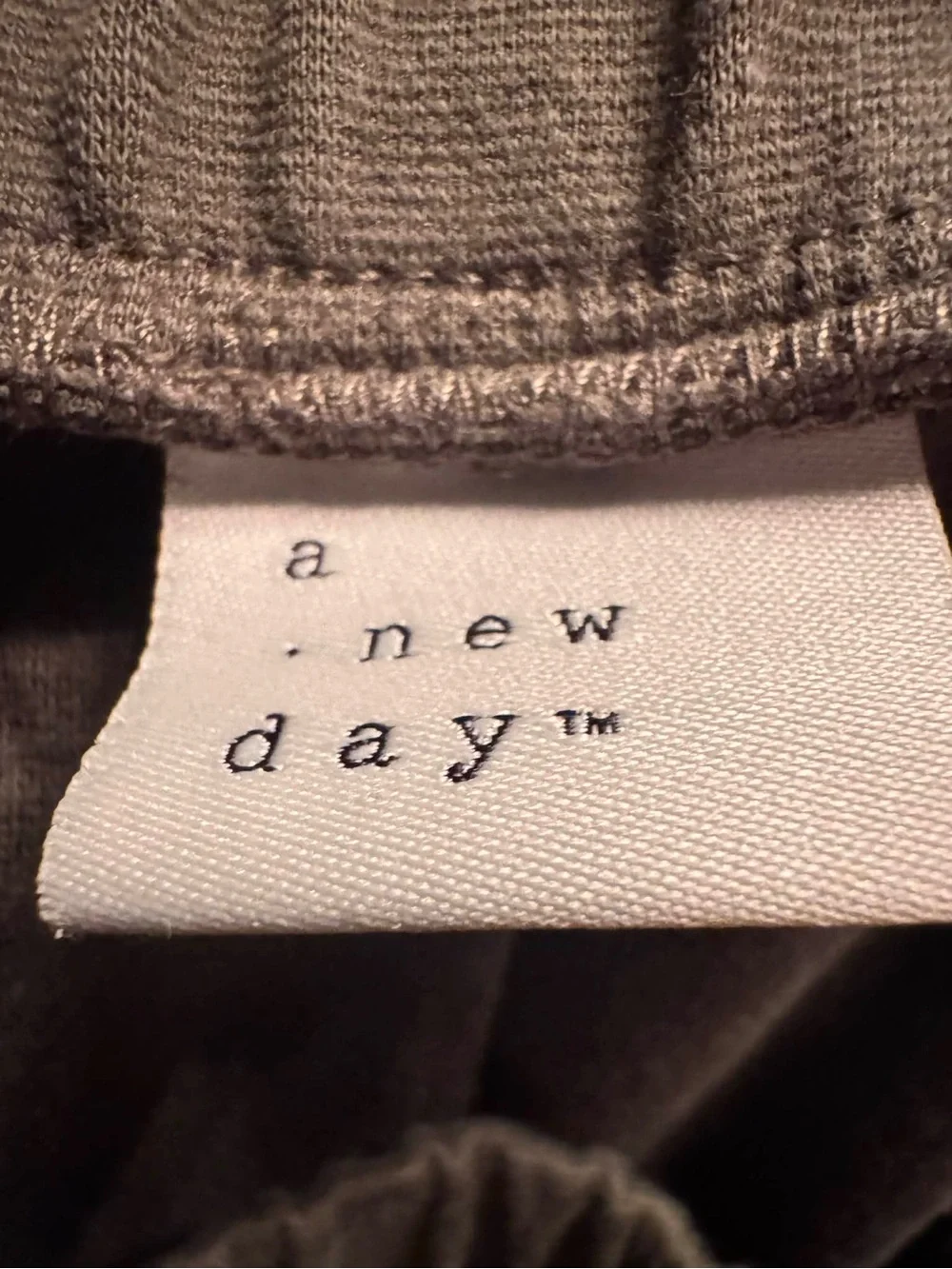 a new day Olive Green Elastic Waist Women's Jogger Pants WITH POCKETS SIZE XL